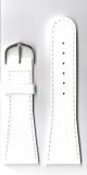 Ремень кожаный, 28 мм, Straps (классический) (белый)