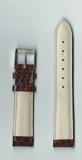 Ремень кожаный, 18 мм, Anaconda (красный бордо)