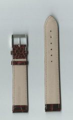 Ремень кожаный, 20 мм, Anaconda (красный бордо, удлиненный )