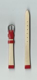 Ремень кожаный, 10 мм, Classik (красный бордо)