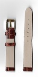 Ремень кожаный, 14 мм, Kroko (красный бордо )