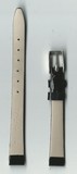 Ремень кожаный, 10 мм, Kroko (черный)