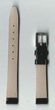 Ремень кожаный, 12 мм, Kroko (черный)