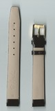Ремень кожаный, 16 мм, Kroko (темно-коричневый)