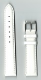 Ремень кожаный, 18 мм, Kroko (белый, удлиненный)