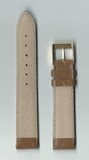 Ремень кожаный, 18 мм, Kroko (светло-коричневый)