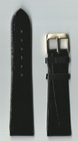 Ремень кожаный, 22 мм, Kroko (черный)