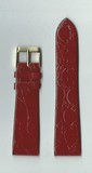 Ремень кожаный, 22 мм, Pandora (красный бордо)