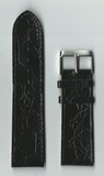 Ремень кожаный, 24 мм, Pandora (черный)