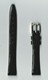 Ремень кожаный, 12 мм, Kroko (черный)