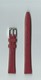 Ремень кожаный, 12 мм, Kroko (красный бордо)