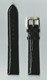 Ремень кожаный, 20 мм, Kroko (удлиненный, черный)