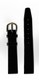 Ремень кожаный, 16 мм, Straps (классический) (черный)